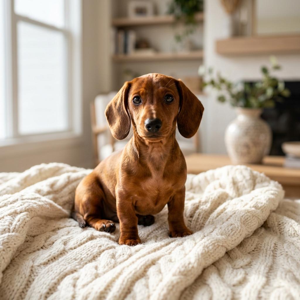 Cute Premium Dachshund Puppy